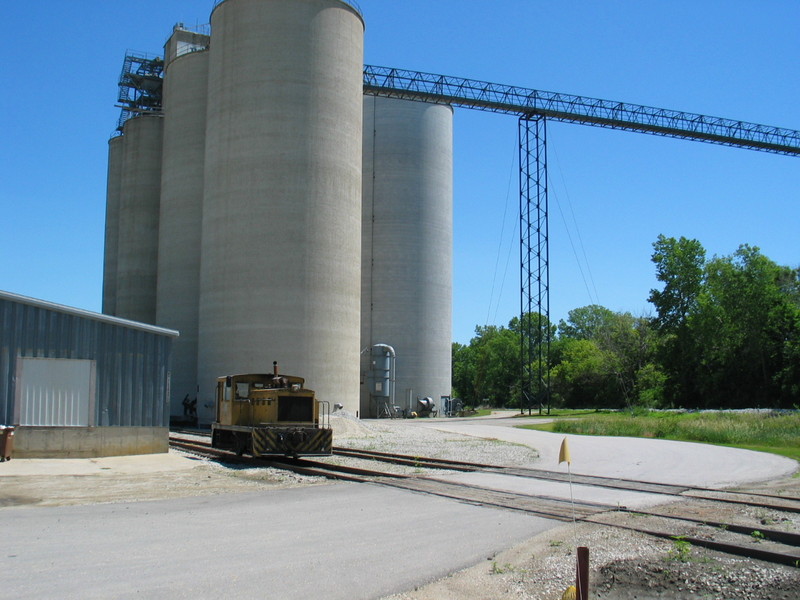 Adair elevator's switch engine.  June 19, 2006.