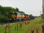 Westbound coming into McClelland, June 20, 2006.