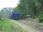 Westbound leaving McClelland, June 20, 2006.