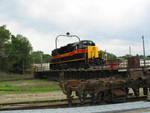 709 takes a spin on the Bluffs turntable, June 20, 2006.