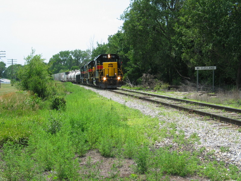 East train at McClelland, June 20, 2006.