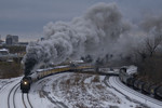 UP 844 departs Omaha, NE.