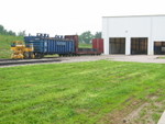 Norfolk crew is pushing loads in with their trackmobile, June 2, 2010.