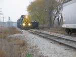 Wilton local arrives at N. Star, Oct. 31, 2005.