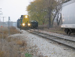 Wilton local arrives at N. Star, Oct. 31, 2005.