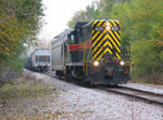 Switching out the east end of the Wilton Pocket, Oct. 31, 2005.