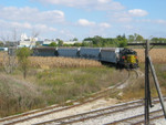 Wilton Local pulling out of JM, Oct. 10, 2005