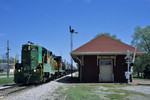 Wilton, Iowa and the IAIS #303 West. April, 26th, 2004.