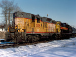 306 sits battered, but ready for more at Bureau, Illinois  February 28, 1993