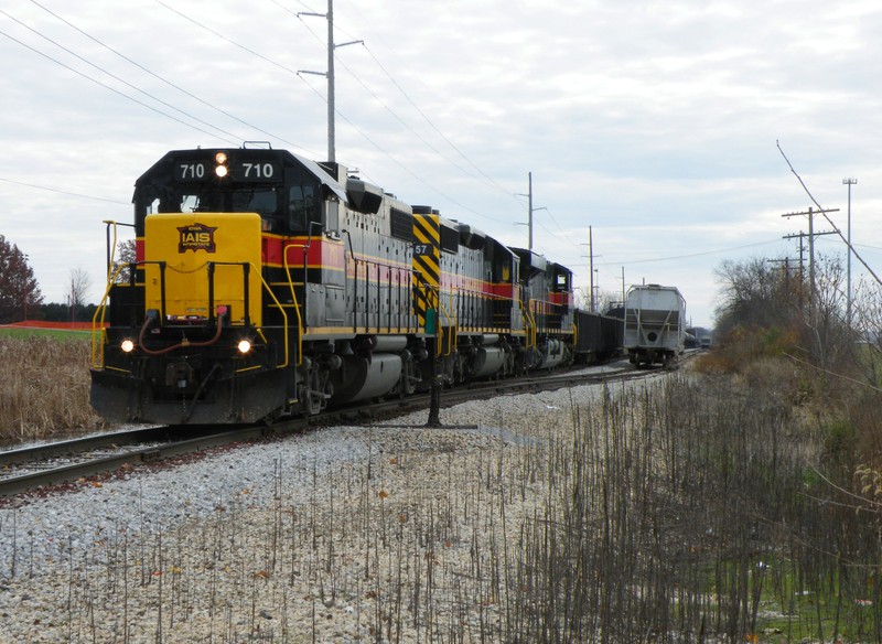 710 leads 157 and 511 on BICB as they cross First Ave. in Iowa City.