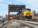 Rolling through Davenport, 506 east is about to jump onto the Arsenal bridge and head into Illinois.