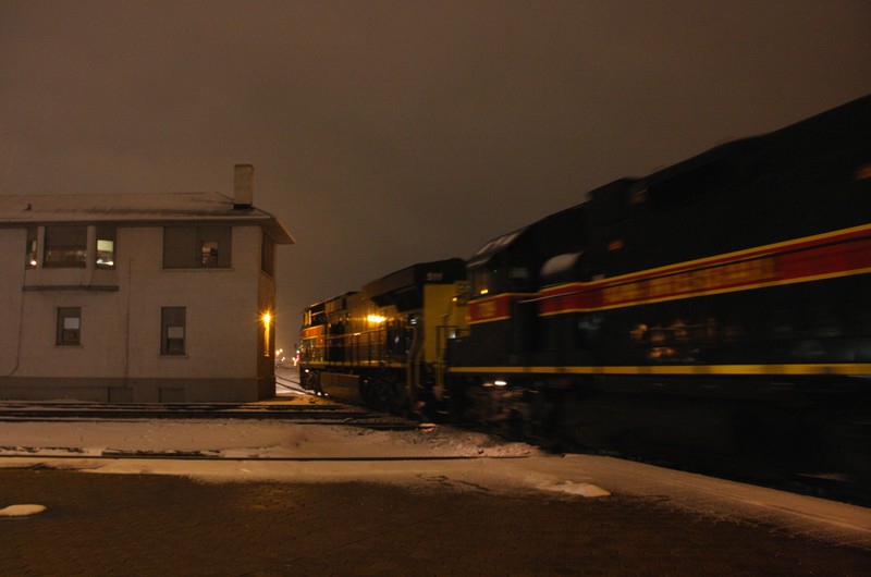 CBBI heads east past UD Tower in Joliet.