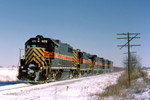 626 Westbound near Walcott, Iowa January 20, 2000
