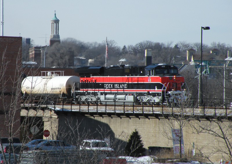 Iowa 513 rolls through Joliet with its sites set on Blue Island.