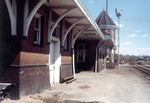 Rock Island depot in Iowa City, April 1980