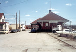 Rock Island depot in Iowa City, April 1980