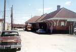 Rock Island depot in Iowa City, April 1980