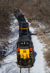 710 brings CBBI down the hill at Davenport, Iowa  February 4th, 2007.