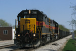 RIIC coasts through Walcott, Iowa as the IAIS 716 West. April 18th, 2006.