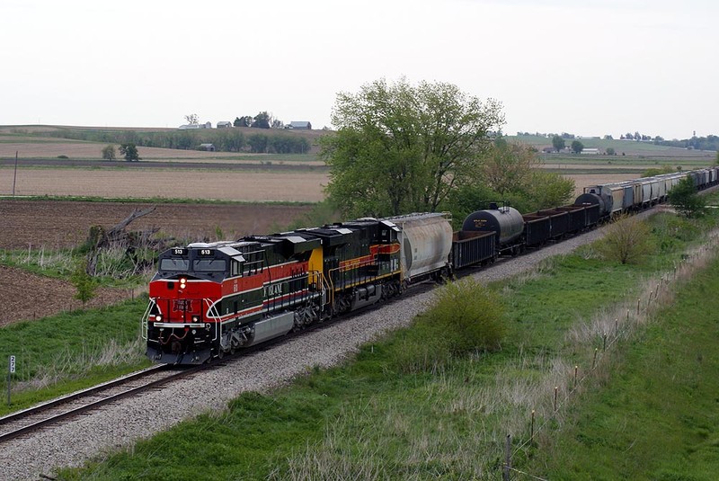 513 rolls under Highway 6 west of Ladora.