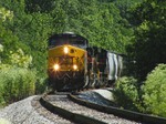 Just out of Bureau, the 3 bix six axles are rockin and rollin down the Sub 2 stick rail. The longer spring days mean the sun is still angled a bit harshly.