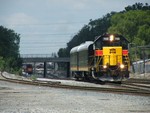 Finally ready to dpt, CF&E X540 pulls down to the pot signal in Dolton.