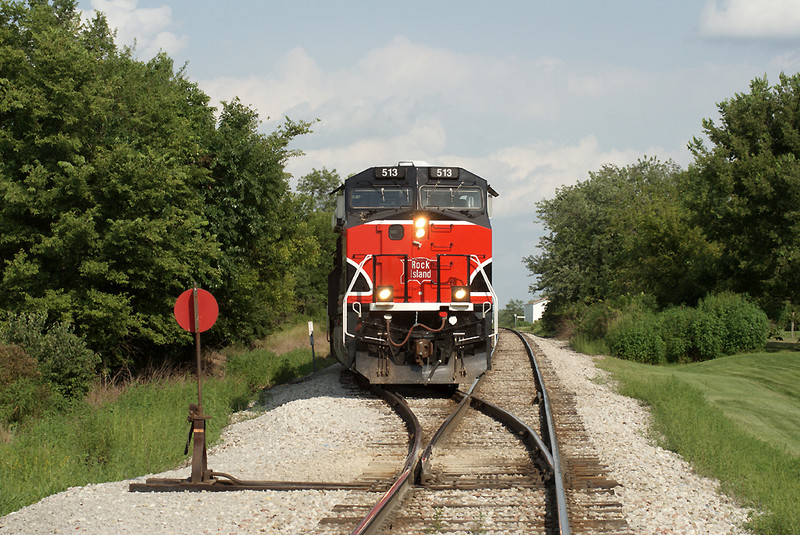 Picking up hoppers at Homestead.