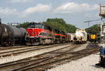 Putting together an ICCR extra in the Iowa City Yard.