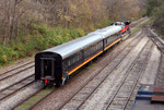 Heading west on the siding to get to the main.