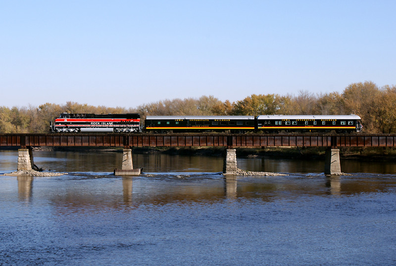 Crossing the Cedar.