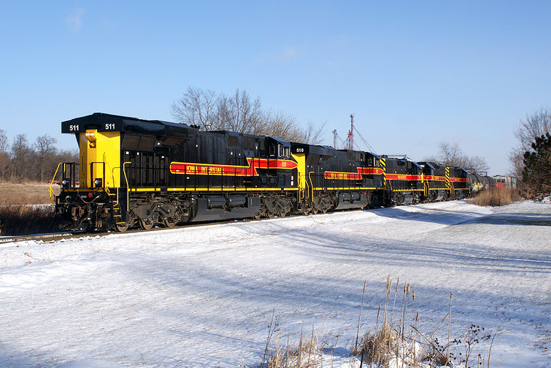 The westbound at Homestead.