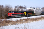 Heading downhill towards Amana.