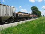 Air dump on the rear of the westbound.