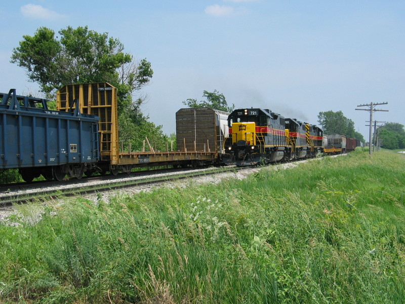 West train at the Wilton Pocket, June 16, 2006.