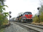 A nice view of RIBI is seen here as the train slows to a stop at the old Rock searchlights for the CTC crossovers in Rockdale.