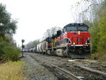 Heading for Bridge 407... a little telephoto shows off CSX's great track within their Rockdale yd limits.