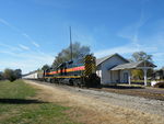 The NTPE crew pulls the BUSW's power and train off of Sub 2 before taking their grain train to Peoria.