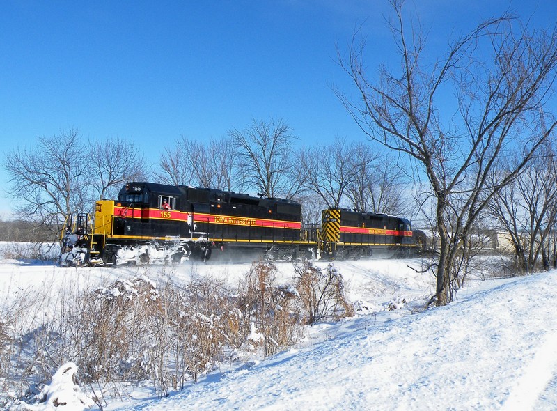 Conductor Vahey approves as the pair of 100's grind by at no more then 20 mph, what a show it was!