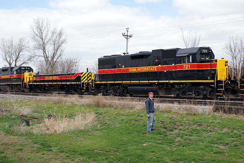 Barry watches switching operations at Marengo.