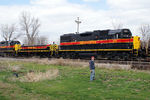 Barry watches switching operations at Marengo.