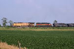 UP 6944 approaching Benton/Linn County Line Bridge.