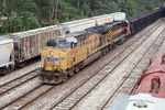 UP coal train, Iowa City Yard