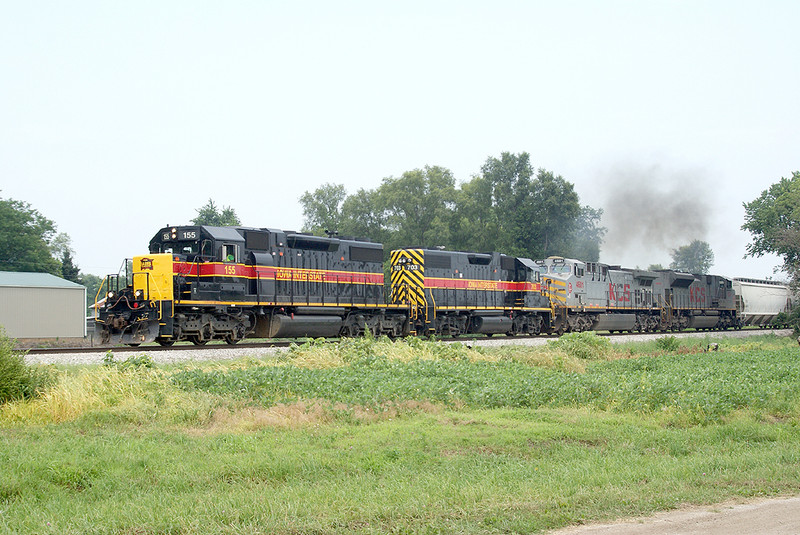 Heading west at Northstar siding.