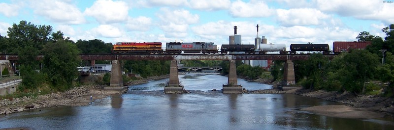 Westbound departing Iowa City.