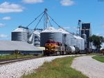 Westbound departing Marengo.