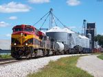 Westbound departing Marengo.