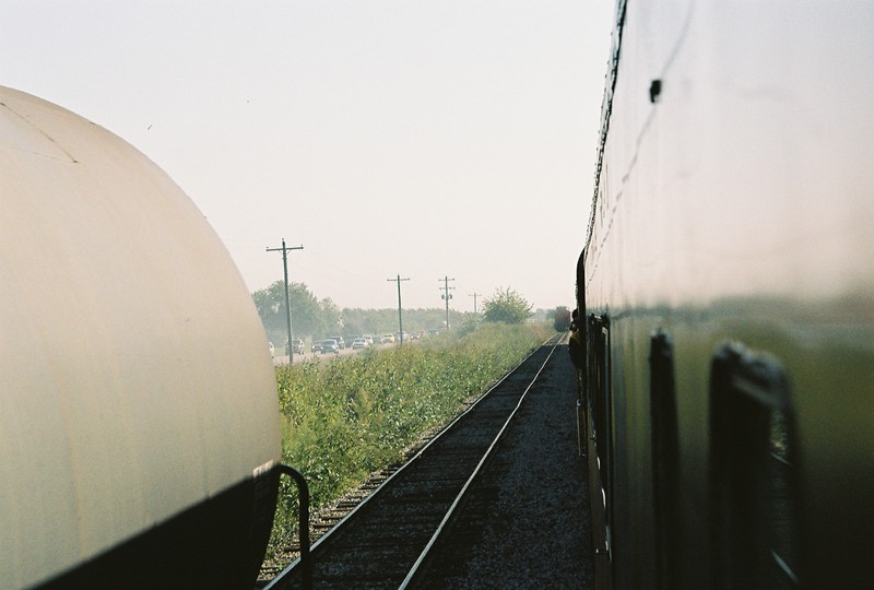 Traffic and tanks at Twin States siding, Sept. 15, 2006.