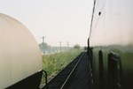 Traffic and tanks at Twin States siding, Sept. 15, 2006.