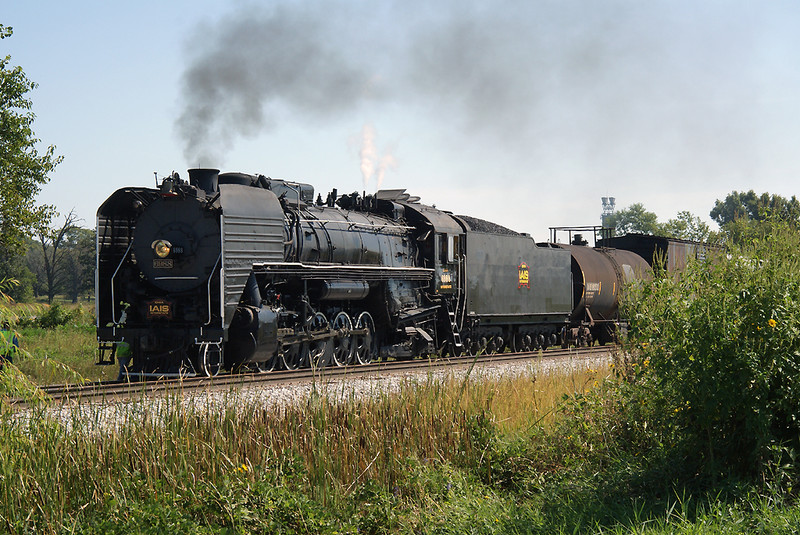 The steam crew performs some maintenance at Homestead.