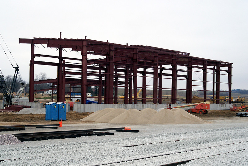 Looking southwest from the main.